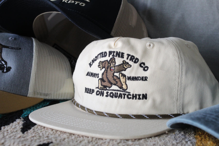 Keep on Squatchin’ - Rope Hat - Ivory