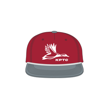 The Capstone - Rope Hat - Crimson/Grey