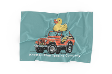 Duck Jeep Flag