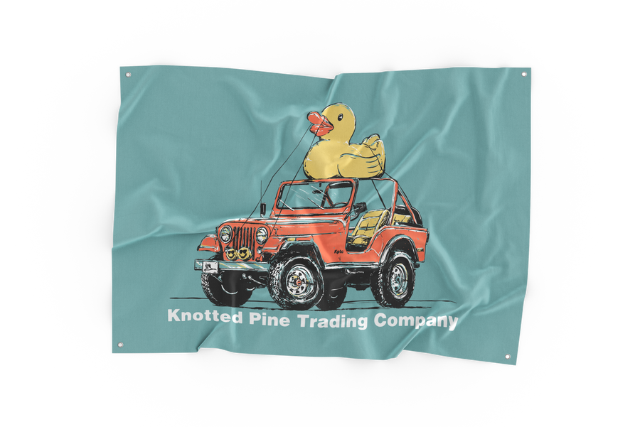 Duck Jeep Flag