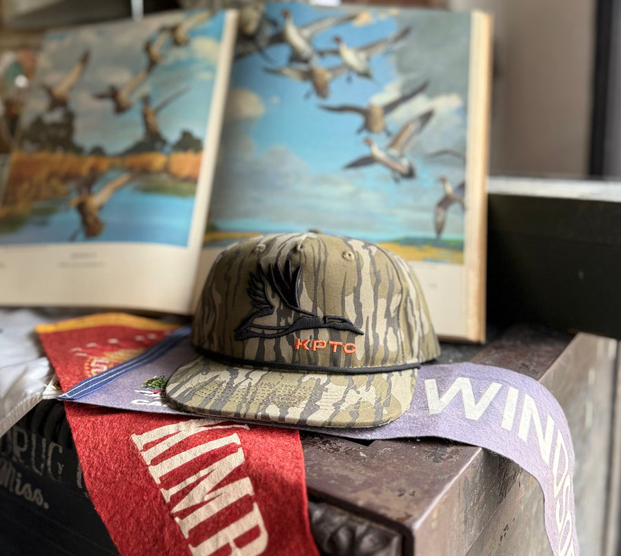 Neon Rope Hat Logo Neon Type - Rope Hat - Bottomland Camo – Knotted Pine Trading Co.