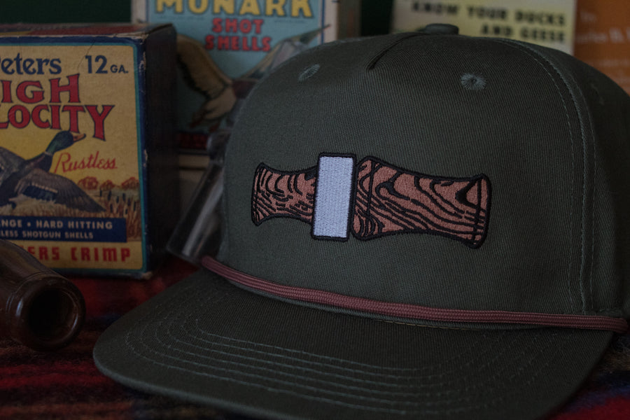 Duck Call - Rope Hat - Olive – Knotted Pine Trading Co.