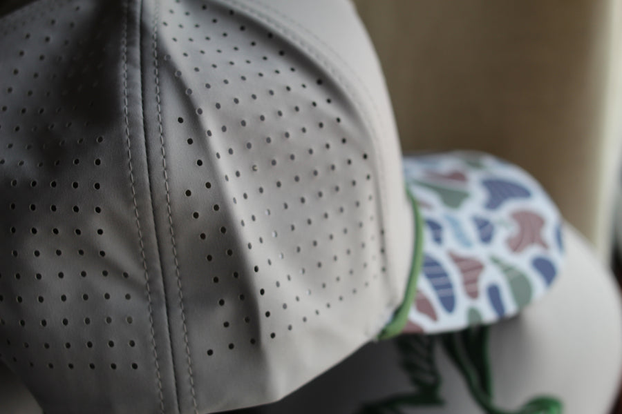 Wood Duck Logo - Rope Hat - Snow Camo