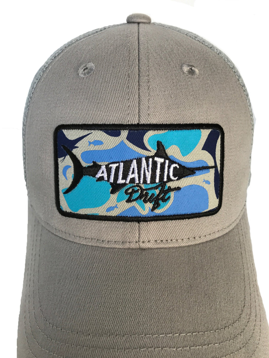 Old Blue Patch Mesh Back - Atlantic Drift