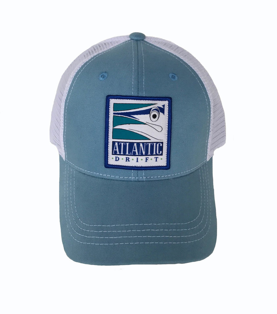 Retro Marlin Patch Mesh Back - Atlantic Drift