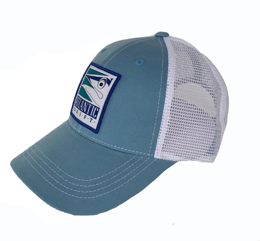 Retro Marlin Patch Mesh Back - Atlantic Drift