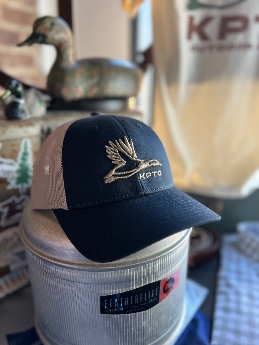 Mallard Logo - Trucker Hat - Navy/Khaki