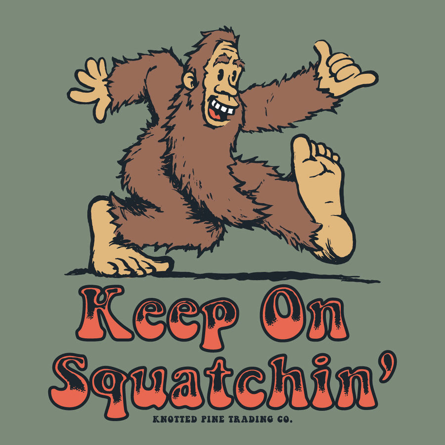 Keep on Squatchin’ Long Sleeve - Moss