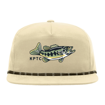 Small Mouth Bass - Rope Hat - Ivory