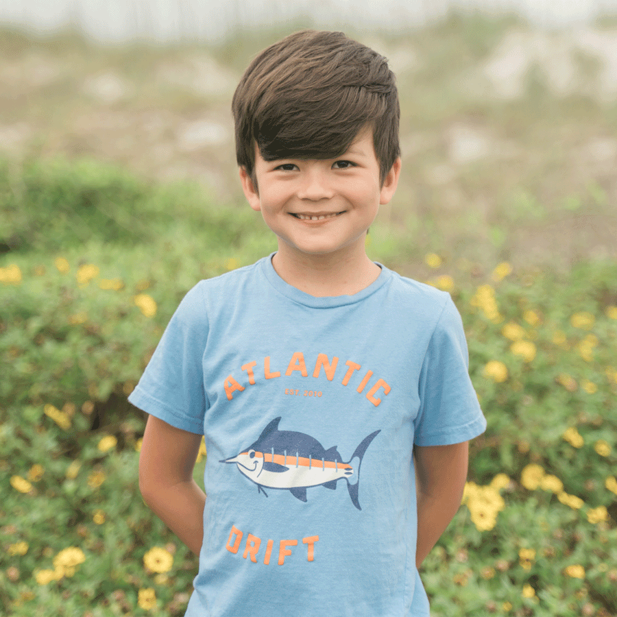 Kids Lil' Marlin Tee - Atlantic Drift