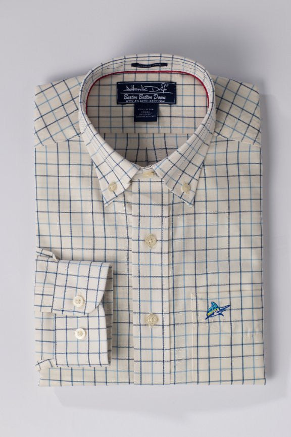 Buxton Button Down - Whitecap - Atlantic Drift