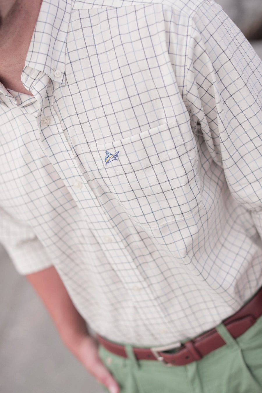 Buxton Button Down - Whitecap - Atlantic Drift