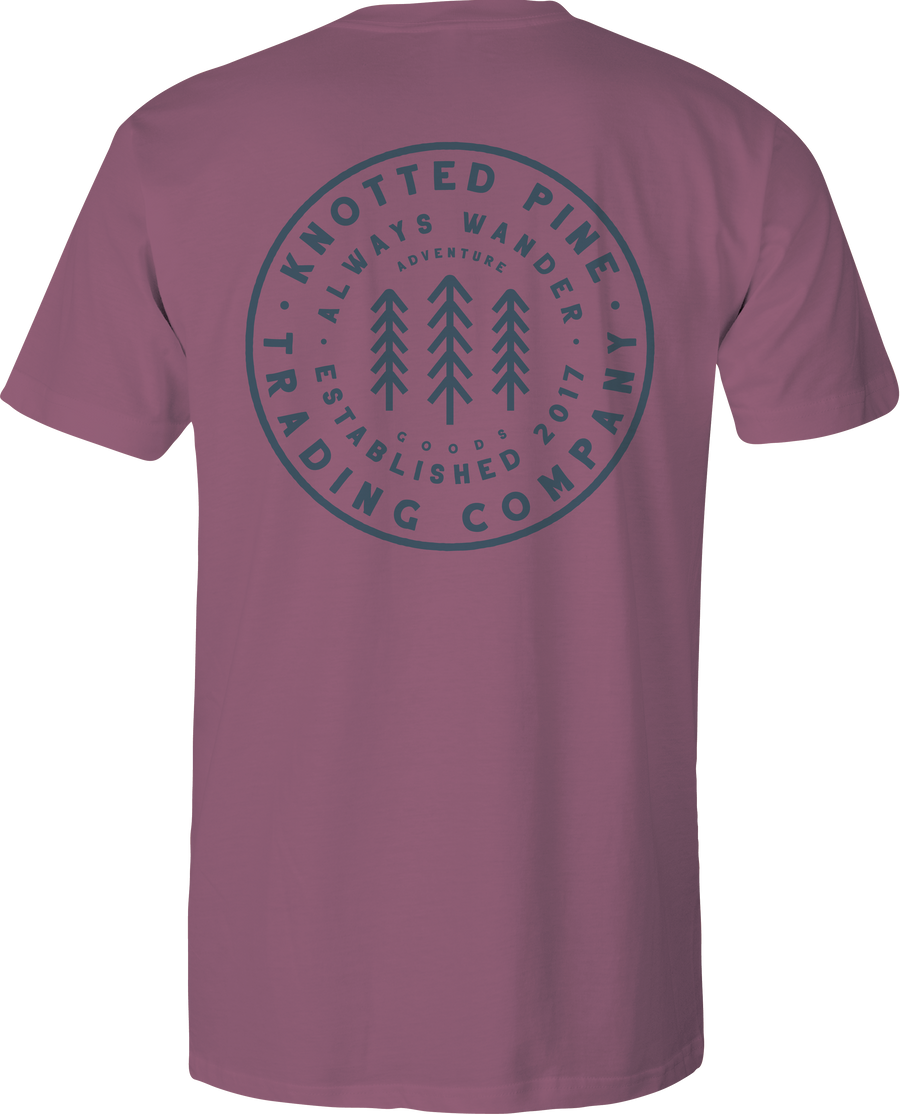 Word Patch Short Sleeve - Berry